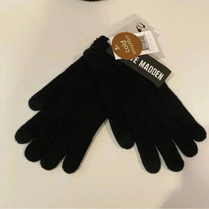Steve Madden Black Gloves NWT